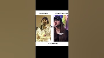 Thumbnail of Tera yaar hoon main song by Arijit Singh vs arunita kanjilia || compare video #shorts #songs