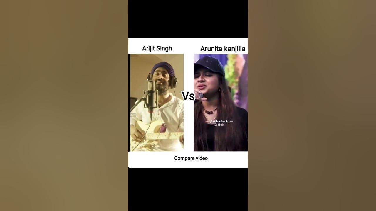 Tera yaar hoon main song by Arijit Singh vs arunita kanjilia || compare video #shorts #songs