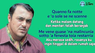 Luciano Pavarotti O Sole Mio Lirik \u0026 Terjemahan @LiTers