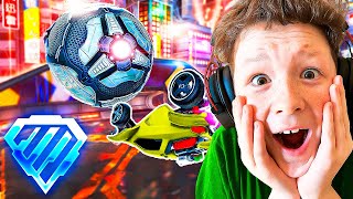 I Won My Rocket League Diamond Placement Games On Camera...