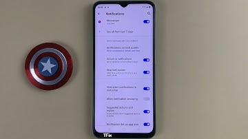 How to hide silent notifications in status bar on Realme C35 Android 11