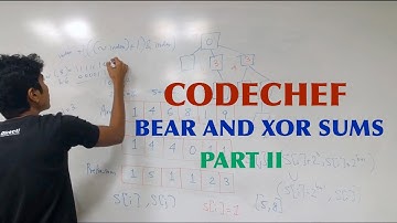 Binary Indexed Tree - CodeChef - BEAR AND XOR SUMS - Part 2