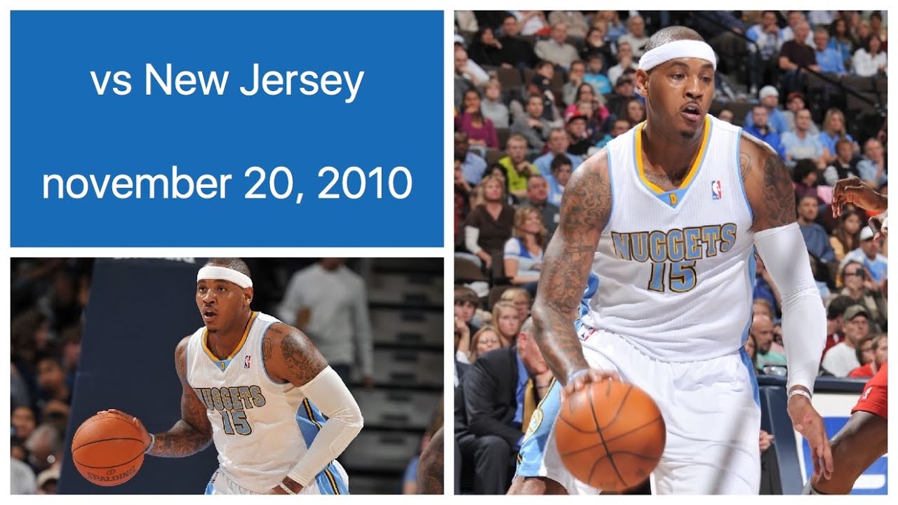 Carmelo Anthony 28 pts vs New Jersey Nets Highlights (november 20, 2010)