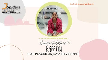 CONGRATULATIONS GEETHA KADIYALA PLACED AS JAVA DEVELOPER