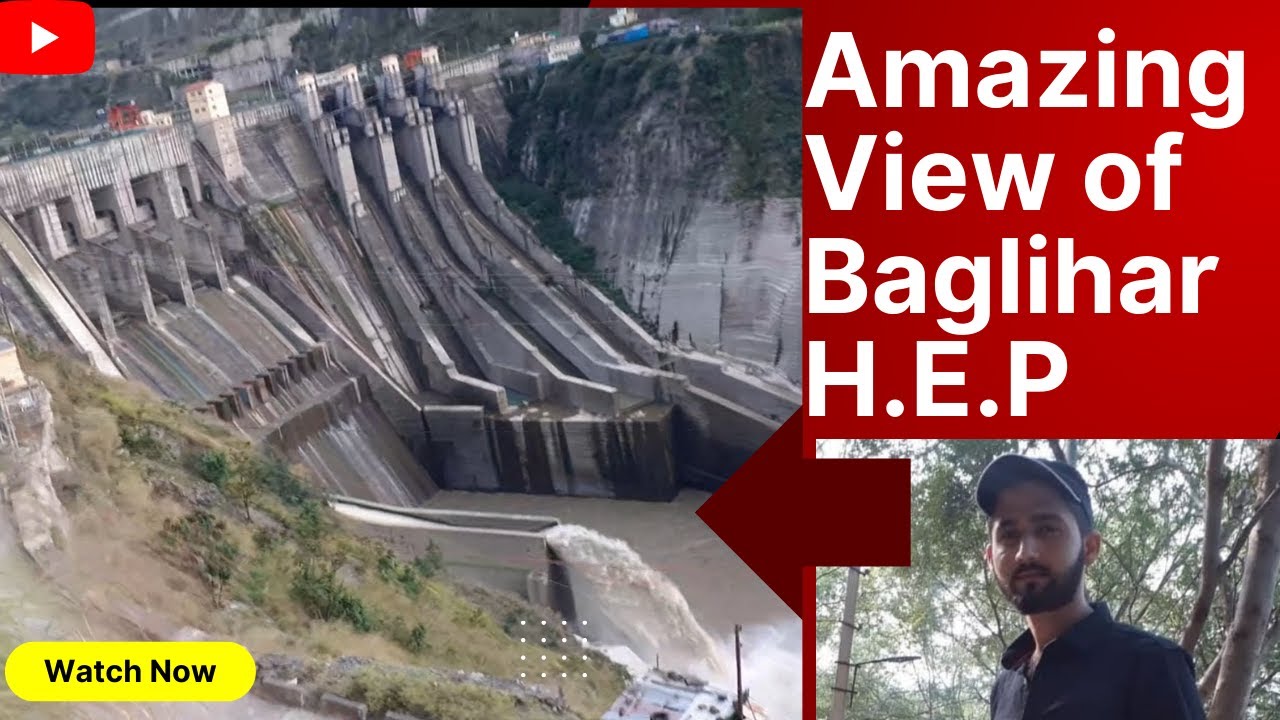 Very Amazing View Of Baglihar Hydro Electric Power Project Chenab River Jammu And Kashmir