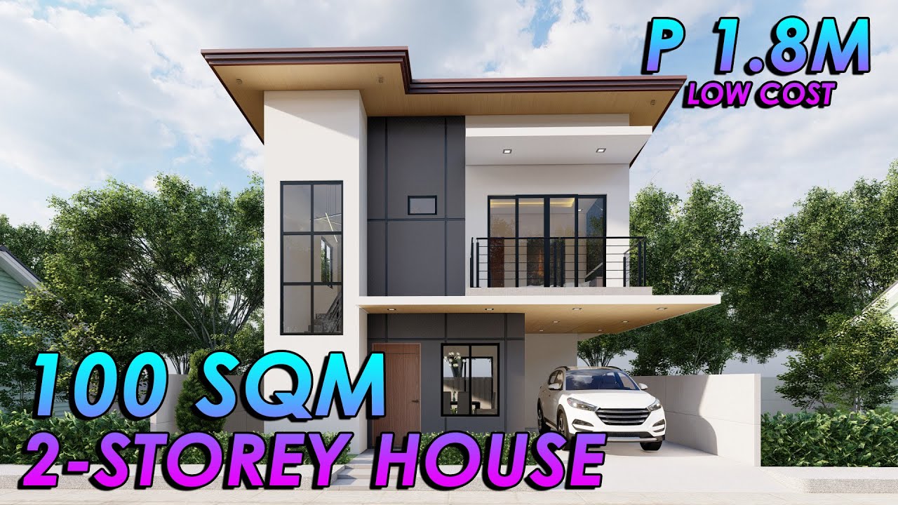 Low Budget Filipino Simple Two Storey House Design