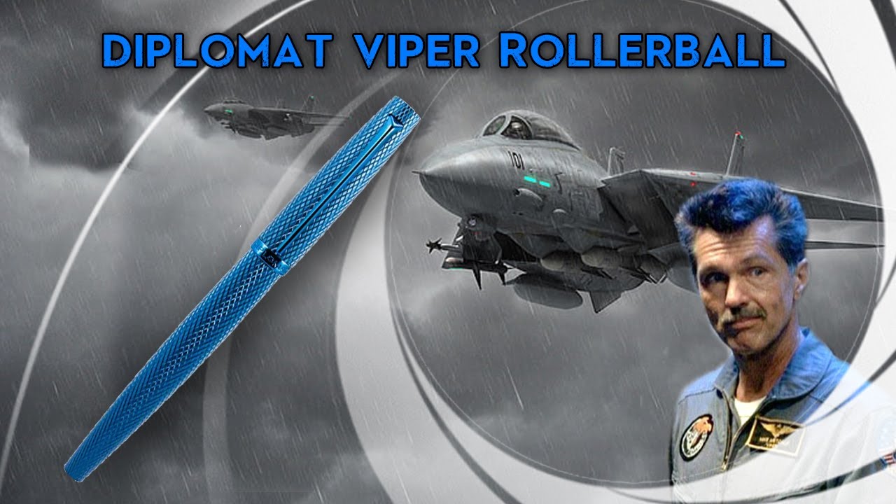 My awesome Diplomat Viper Guilloche Rollerball Pen I got at my Very First Pen Show at UN Luggage YWG
