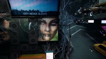 Unreal Engine 5 Dystopian city