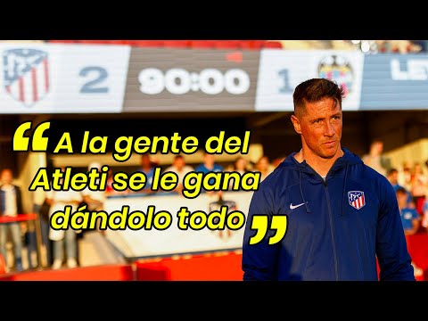 🎙 FERNANDO TORRES | Entrevista postpartido Atleti 2-1 Levante | Copa de Campeones Juvenil
