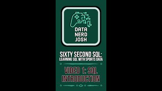 SQL for Beginners - Using Sports Data - SQL Introduction. #SQL #data #dataanalytics #education