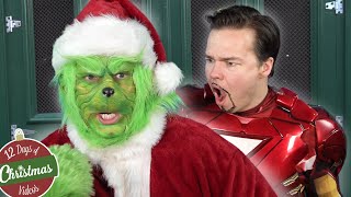 The GRINCH vs AVENGERS!!! Hilarious Christmas paro...