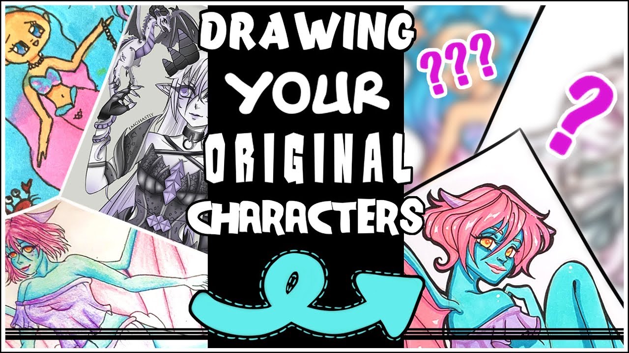Drawing YOUR OC'S!! Contest Winners - YouTube