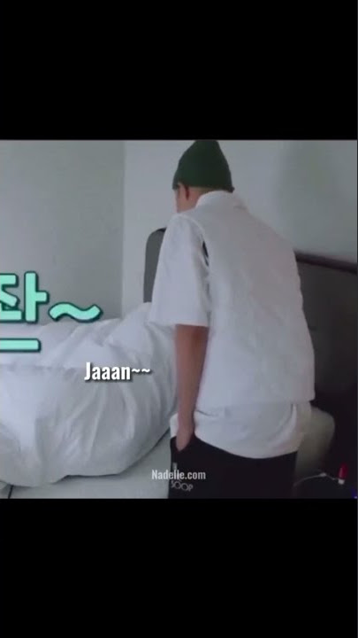Hobi waking up Jin & asking him for going to a jog with him