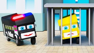 Baby Shark Bus | Wheels on the Bus | Ten Little Buses | Nursery Rhymes & Songs Collection Kids USA