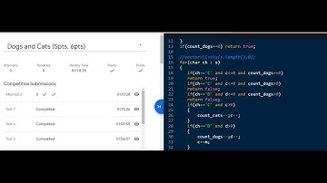 Kickstart round -G || Dogs and cats problem solution