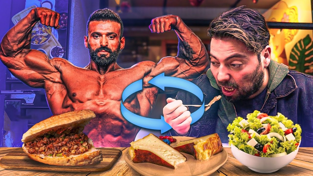 VÜCUT GELİŞTİRME ŞAMPİYONU İLE ÖĞÜNLERİ DEĞİŞTİK ! @Mustafayildizhulk