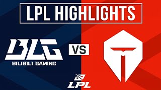 BLG vs TES Highlights ALL GAMES | LPL 2025 Split 3 | Bilibili Gaming vs Top Esports