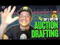 Top 5 Auction Draft Strategies for 2021