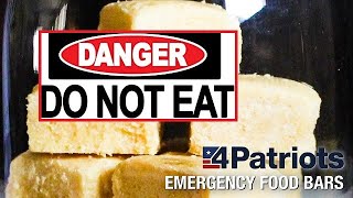 Is the 4Patriots Emergency Bar the WORST survival food in the WORLD ??