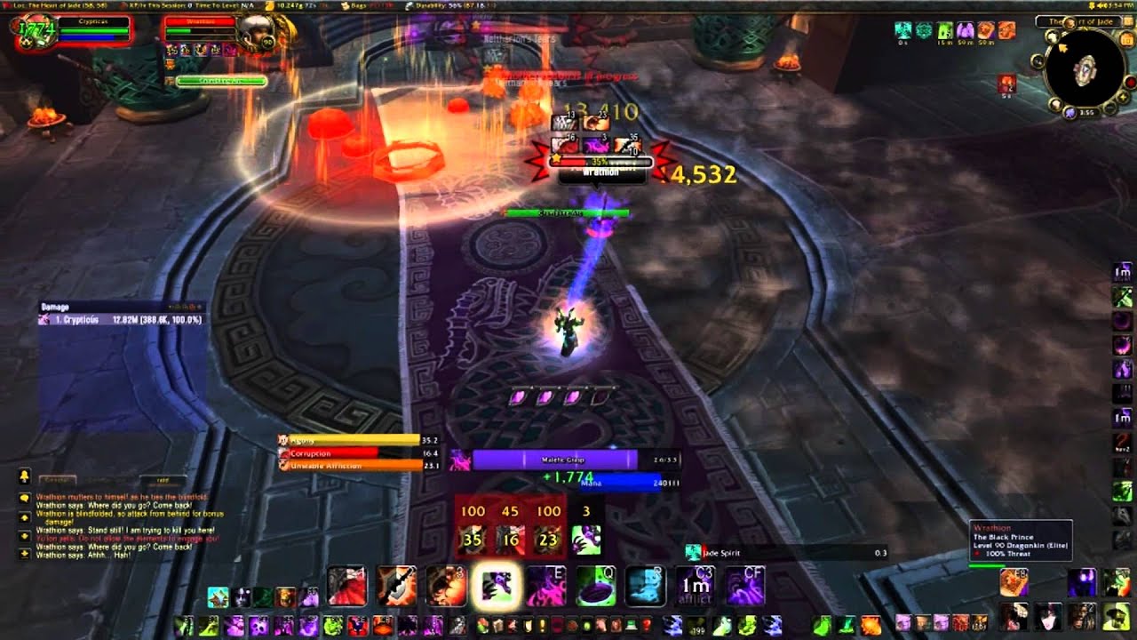 5.3 Legendary Quest "Celestial Blessings" Ranged. Affliction Warlock