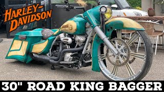 Big Wheel Bagger Harley Davidson Bagger 30 Inch Front Wheel Road King Big Wheel Baggers