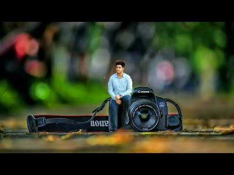 Picsart minimature photo editing with dslr background | Picsart dslr look  photo edit tutorial | - YouTube