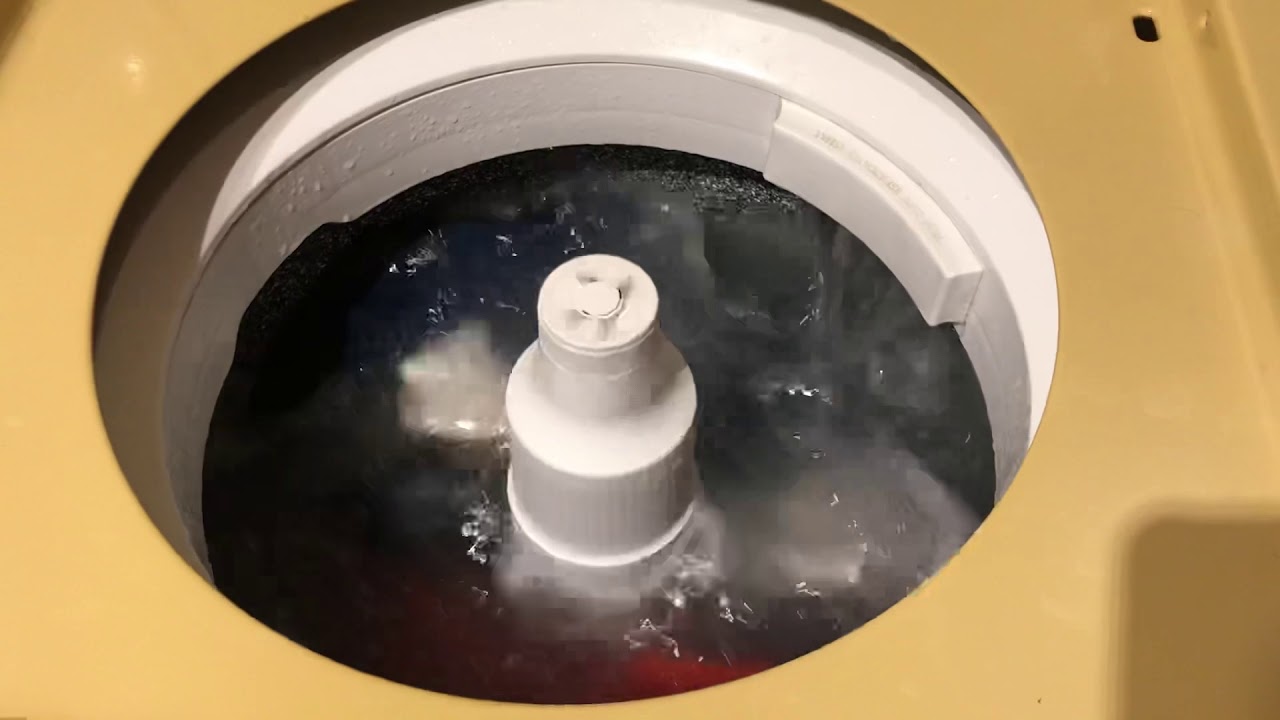 1978 Kenmore Heavy Duty Portable Washer Pt2 Rinse And Final Spin YouTube