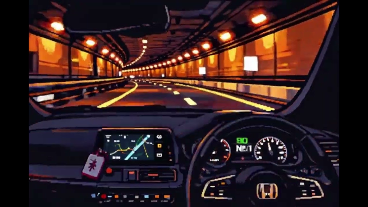Tokyo Expressway Tunnel POV – Chill Japanese Lofi Beats