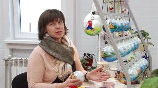 Футбольный мяч на новогоднюю елку