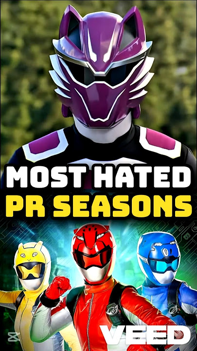 Most Hated Power Ranger Seasons #powerrangers #redranger #powerrangerssupermegaforce #shorts #mmpr
