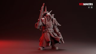 Janissaries - Lieutenant of the Imperial Force. Model for 3D printing.