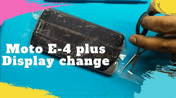 Motorola E-4 plus broken Display change || Display Replacement