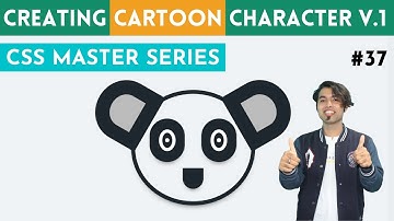 😍 Create a Cartoon Character Face using CSS Only in Hindi in 2020