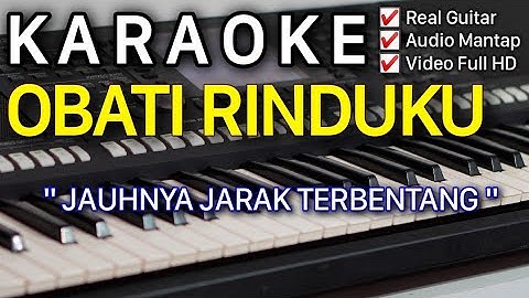 OBATI RINDUKU Cantika Davinca Karaoke Nada Cowok /Pria || Cut Rani