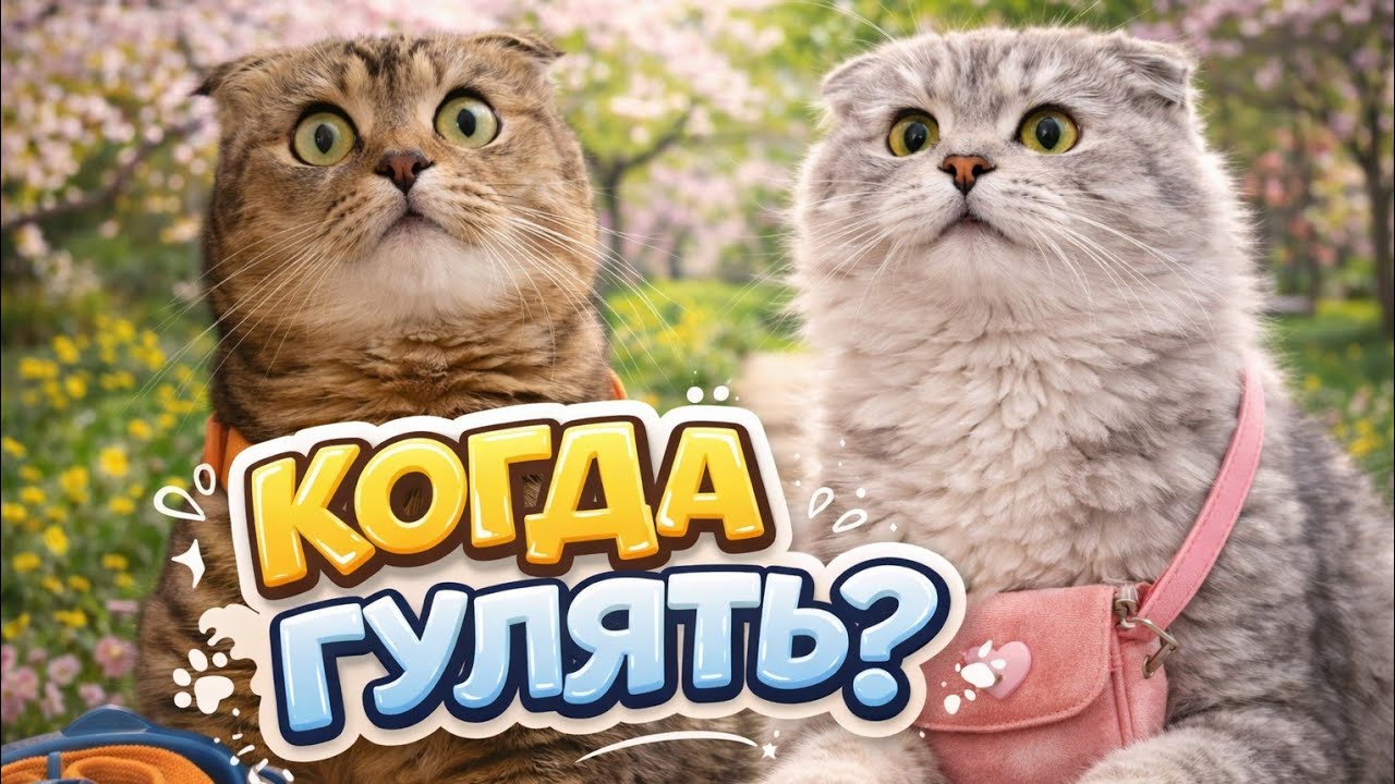 Когда пойдём гулять? 😊