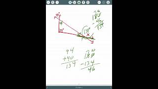 Finding Missing Angles in Triangles - 1