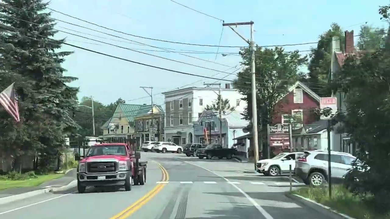 Quick drive through Kingfield, Maine