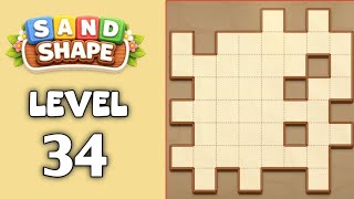 Sand Shape All Level 34 Easy Gameplay walkthrough & solution 