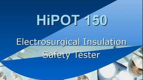 HiPOT150 Training Video - 16 mins