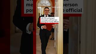 UK PM Andy Burnham exchanged messages with person posing as a White House official. #BBCNews