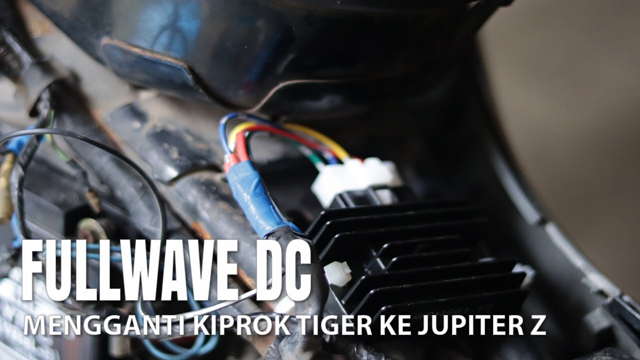 Mengubah Kelistrikan Menjadi Full Wave DC pada motor Jupiter Z Menggunakan Kiprok Tiger. YouTube