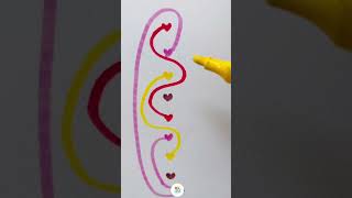 Skill development 🧠 ||#art #complementarycolors #artandcraft #learning #calligrphy #artdrawing