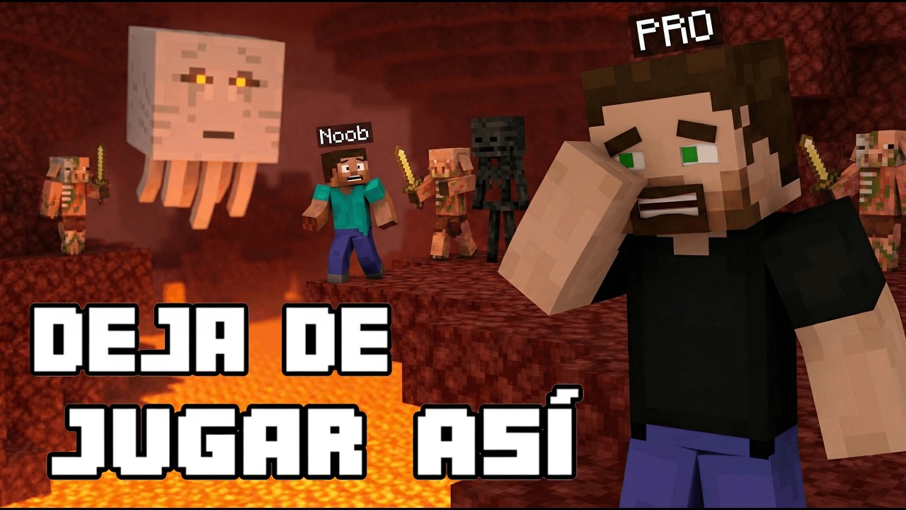 ¿Cansado de MORIR en el Nether? Estás Jugando MAL