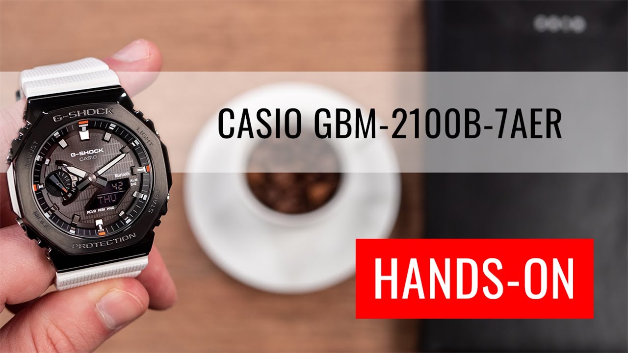 HANDS-ON: Casio G-Shock G-Steel GBM-2100B-7AER - YouTube