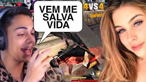 FREITAS GANDIANDO A GAROTA DO FREE FIRE 😂 OLHA OQUE ELA DISSE, FREE FIRE CS RANQUEADO NA LIGA ELITE