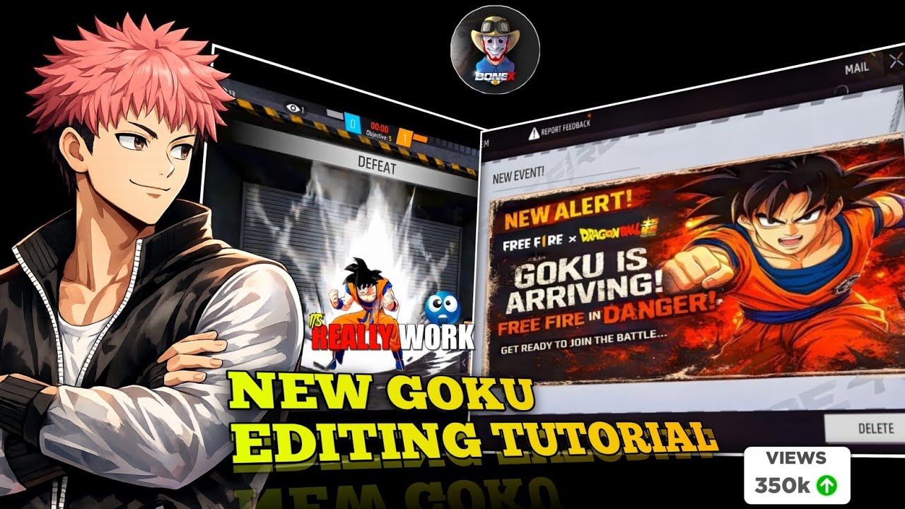 Goku vs Bonex FF Editing 🤯Tutorial Like @bonex4_ff And @CampJodff 🔥 ...