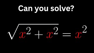 How to solve Radical Equation with exponents