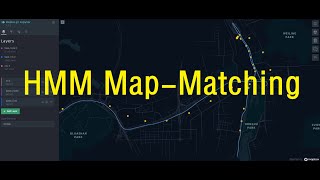Easily Use Hidden Markov Models for Map Matching in python