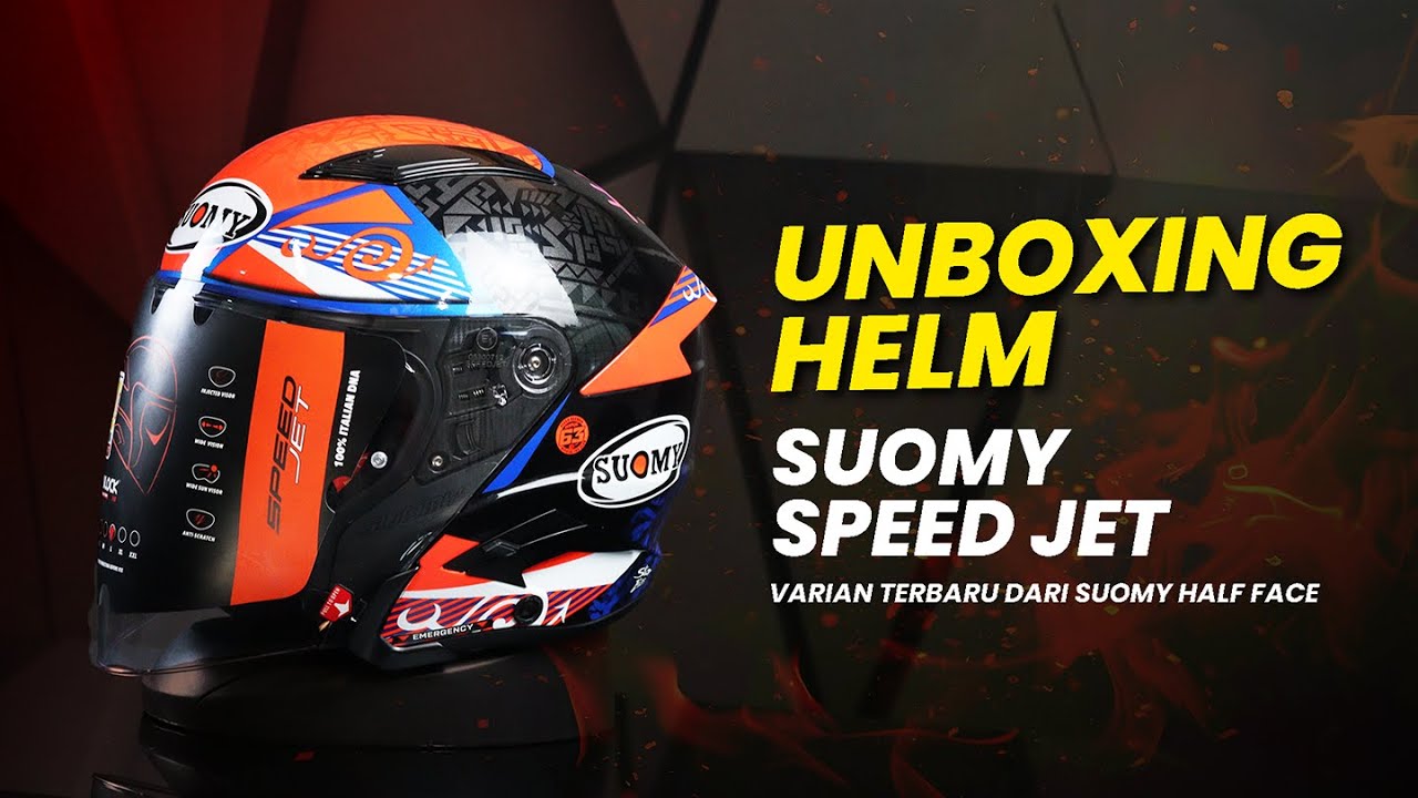 UNBOXING HELM SUOMY SPEED JET