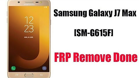 Samsung J7 Max G615f frp lock reset done 7.0||HridoyUnlocker